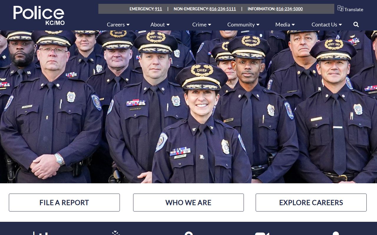 Kansas City Police Department headquarters for Platte County criminal record requests